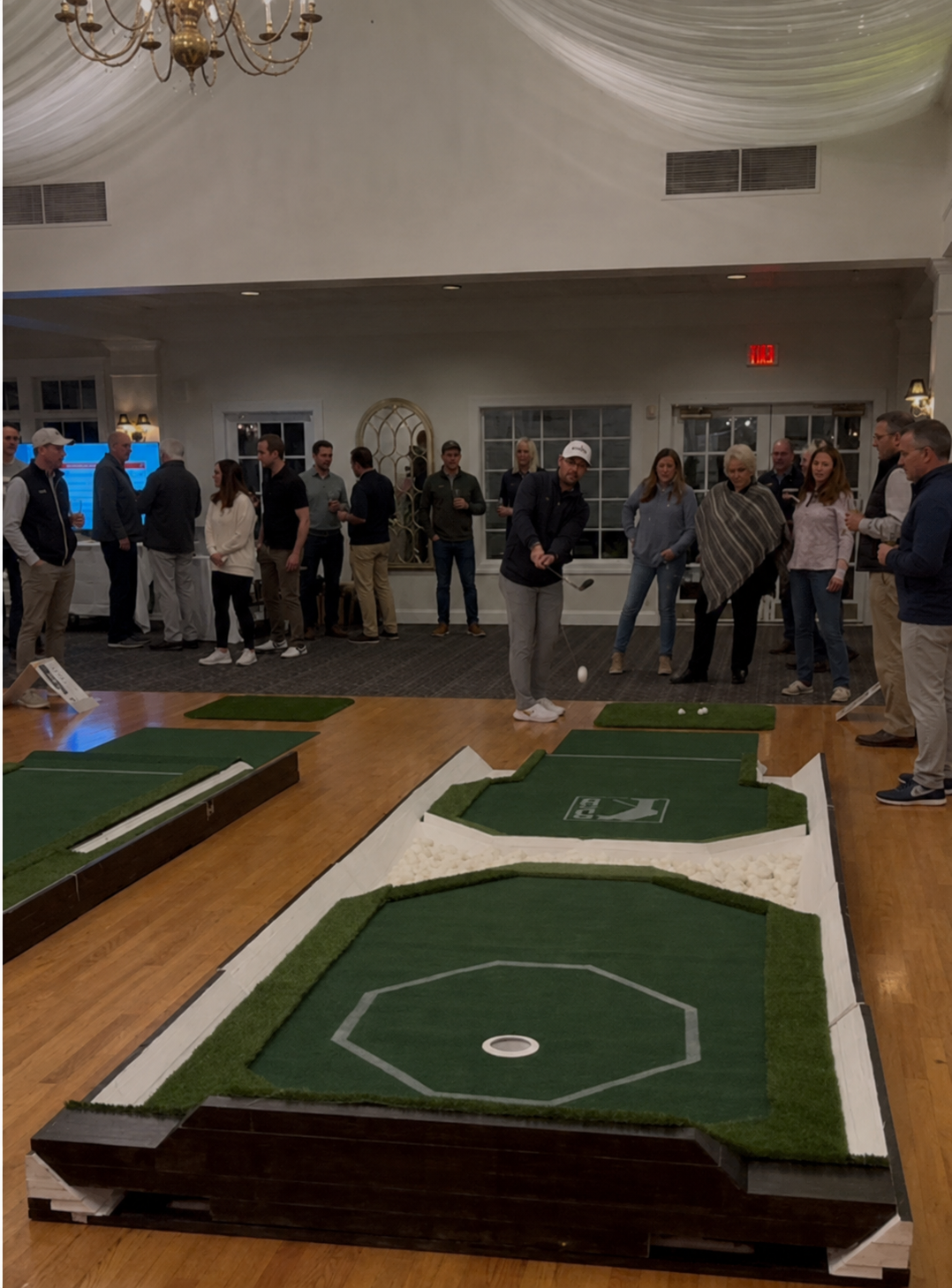 Champion Chip live event setup